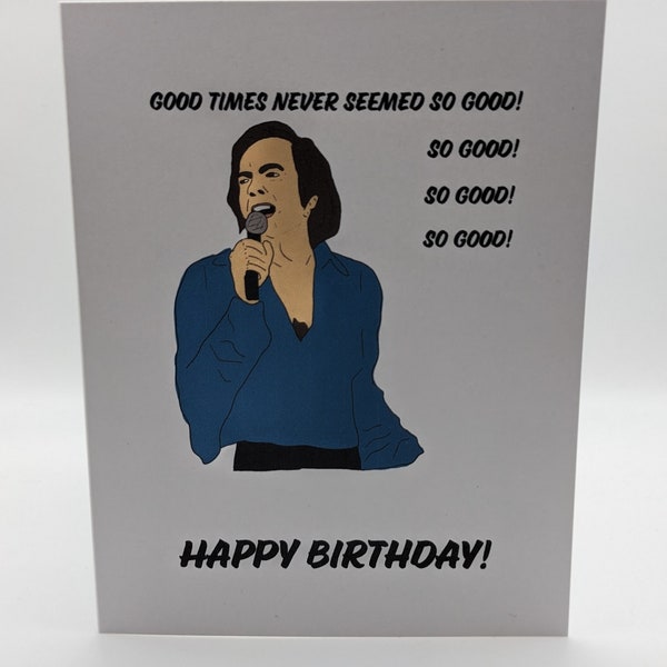 Funny Neil Diamond Sweet Caroline Birthday Card for The Ultimate Fan