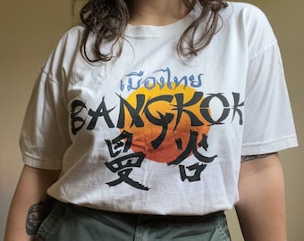 1980s Bangkok Thailand Travel Souvenir t-shirt