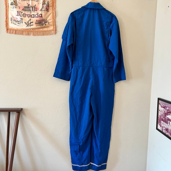 1980s utility royal blue coveralls jumpsuit overalls Gem