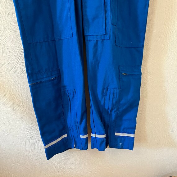 1980s utility royal blue coveralls jumpsuit overalls Gem