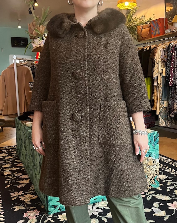 Mink Swing Coat 60s