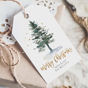 Weihnachtsanhänger zum Ausdrucken, Weihnachtsgeschenkanhänger, Weihnachten Anhänger, sofort download, CHR01