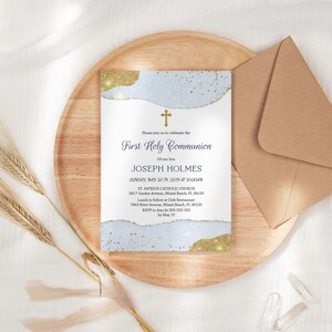 First Communion Chocolate Bar Wrapper Template, Printable Communion ...