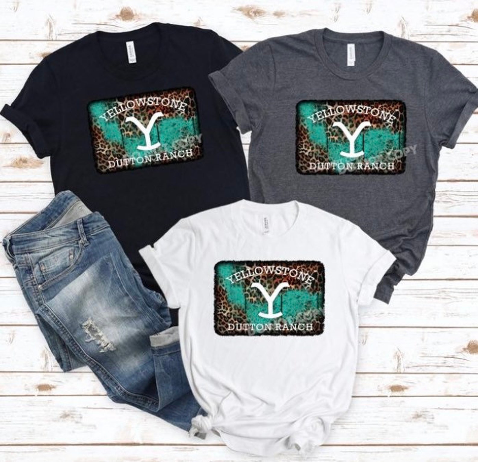 etsy yellowstone shirts