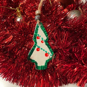 Handgemaakt kerstboomornament | Kerstdecoratie van klei