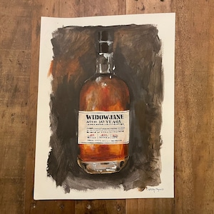 オリジナルの未亡人ジェーン・バーボンの絵画