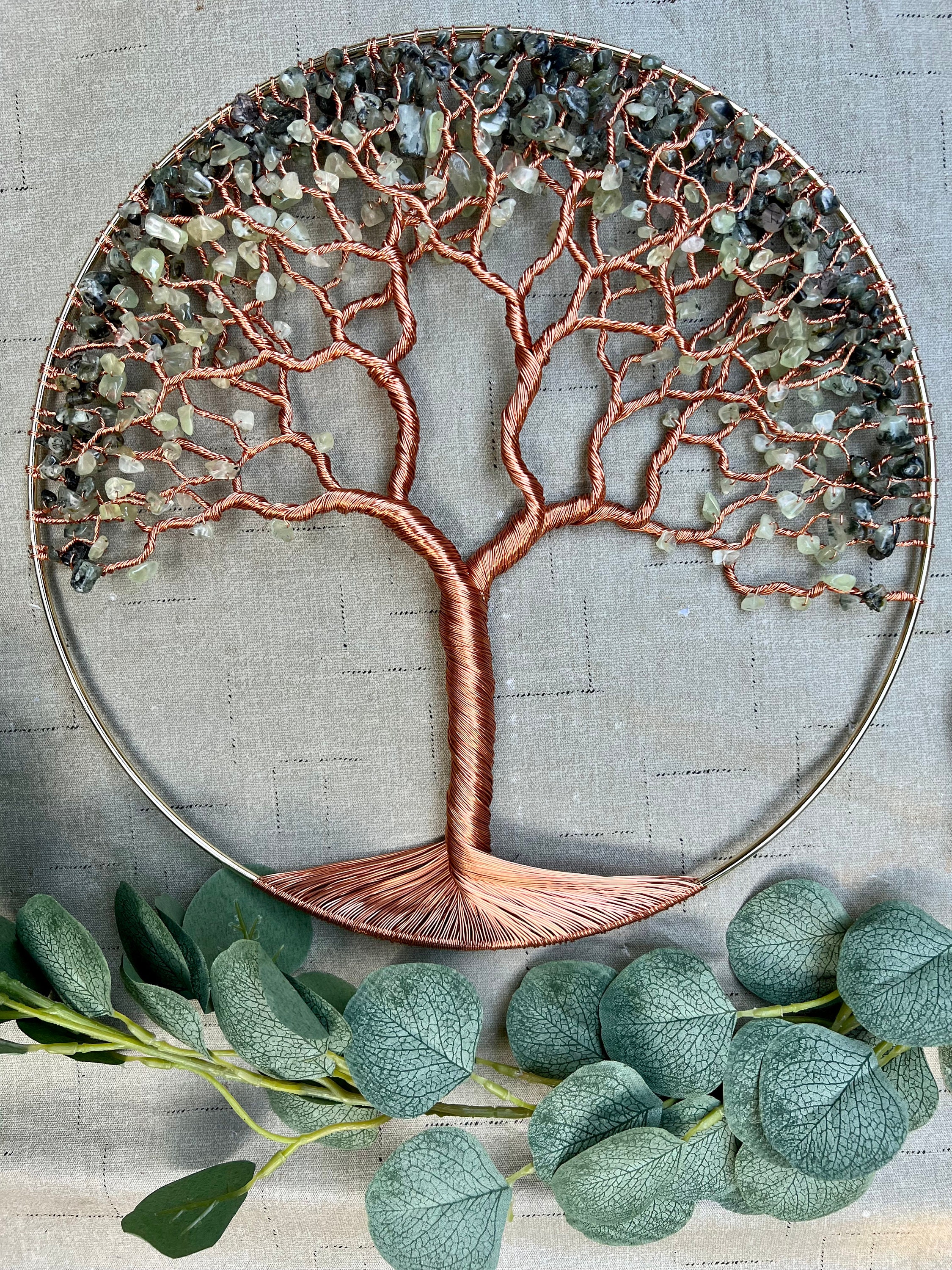 Tree of Life Wall Plaque 11 5/8 Inches Decorative Celtic Garden Art Sculpture - Antique Silver Finish
