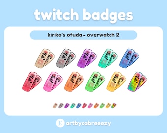 Kiriko's Ofuda - Overwatch 2 - Twitch Badges