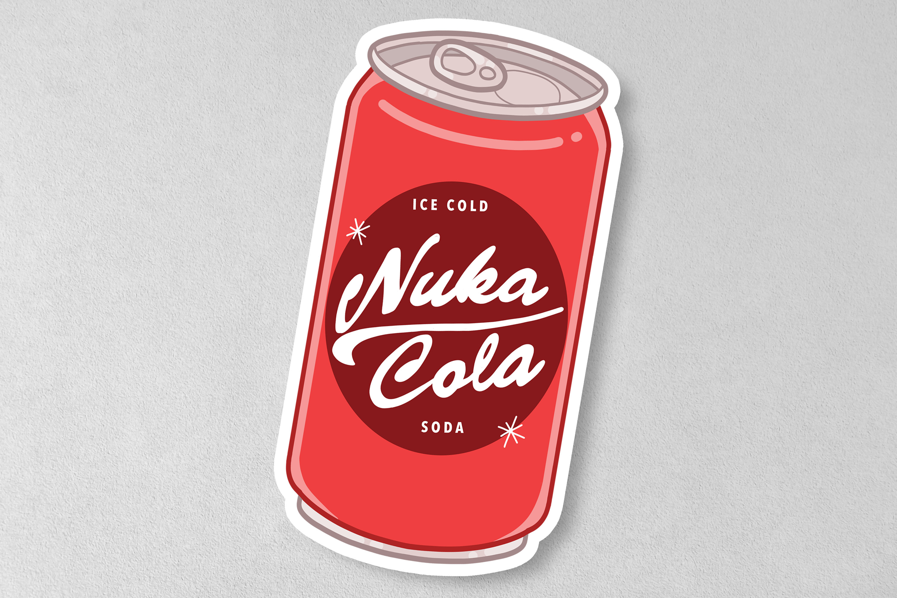 Nuka Cola Soda Can Sticker high quality durable water | Etsy