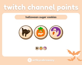 Biscotti di zucchero di Halloween - Punti canale Twitch