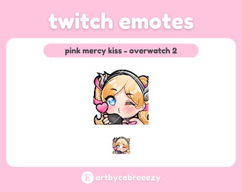 Bacio rosa della misericordia - Overwatch 2 - Emote Twitch/Discord