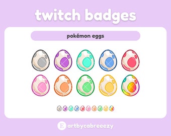 Egg Pack - Pokémon - Twitch Badges