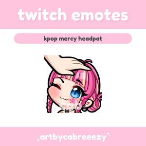 Kpop Mercy - Overwatch 2 - Twitch/Discord Emote