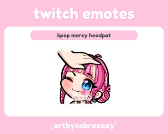 Kpop Mercy - Overwatch 2 - Twitch/Discord Emote