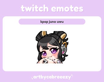Kpop Juno - Overwatch 2 - Twitch/Discord Emote