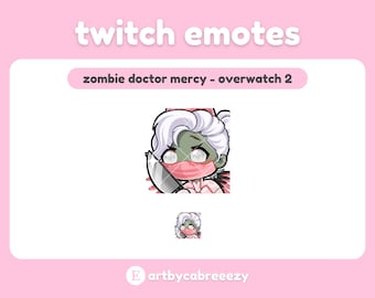 Zombie Doctor Mercy Knife - Overwatch 2 - Twitch/Discord Emote