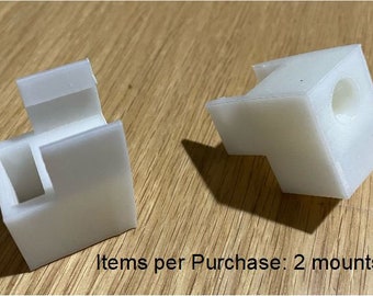 Clip de montaje para rueda giratoria Elfa