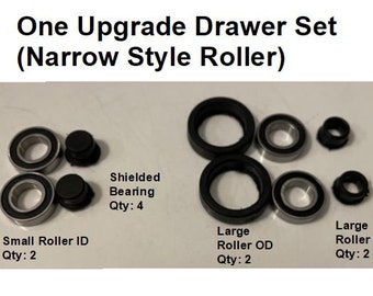 Steelcase Desk Narrow style roller replacment upgrade