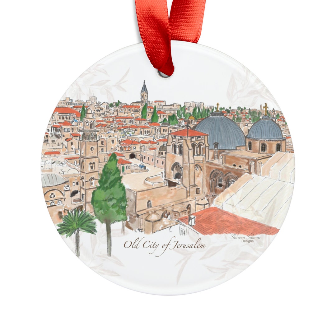 Jerusalem Ornaments , Christmas Ornament,christmas Souvenir,christmas