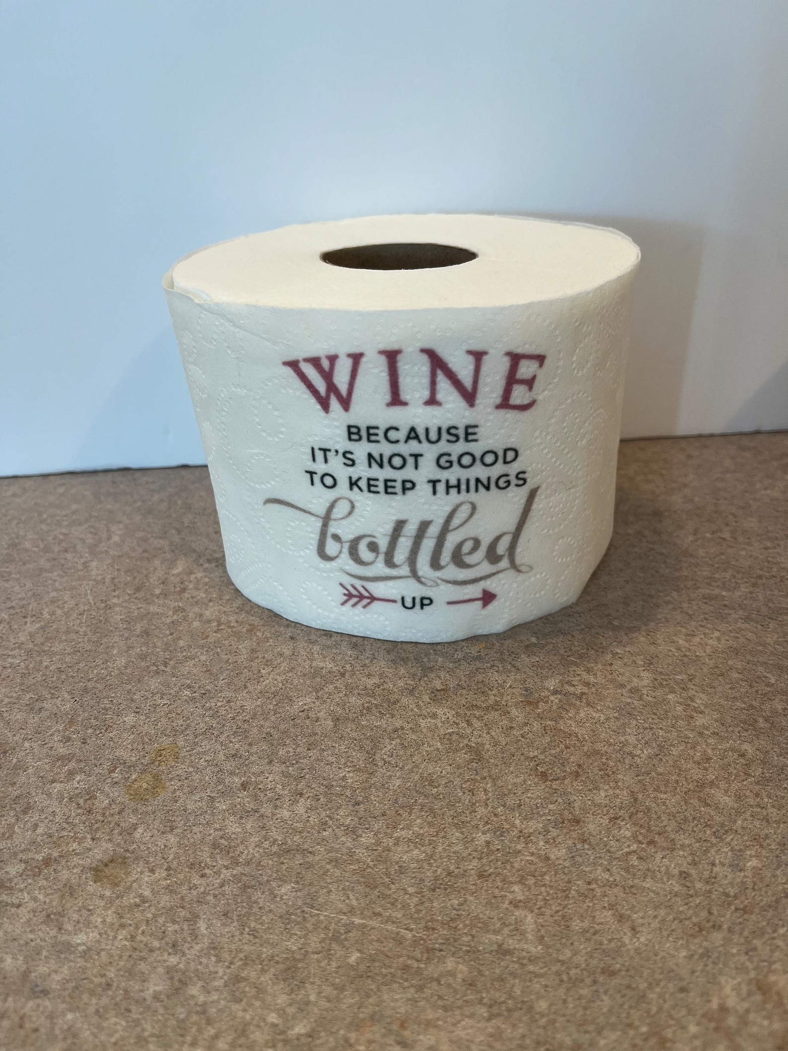 Christmas Drinking Toilet Paper, White Elephant Gag Gift, Secret Santa
