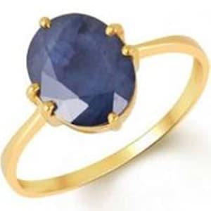 Natural Blue Sapphire/Neelam Gemstone, Certified,  4 to 10 ct Panchdhatu Copper Rashi Ratan Astrological Purpose Ring For Unisex