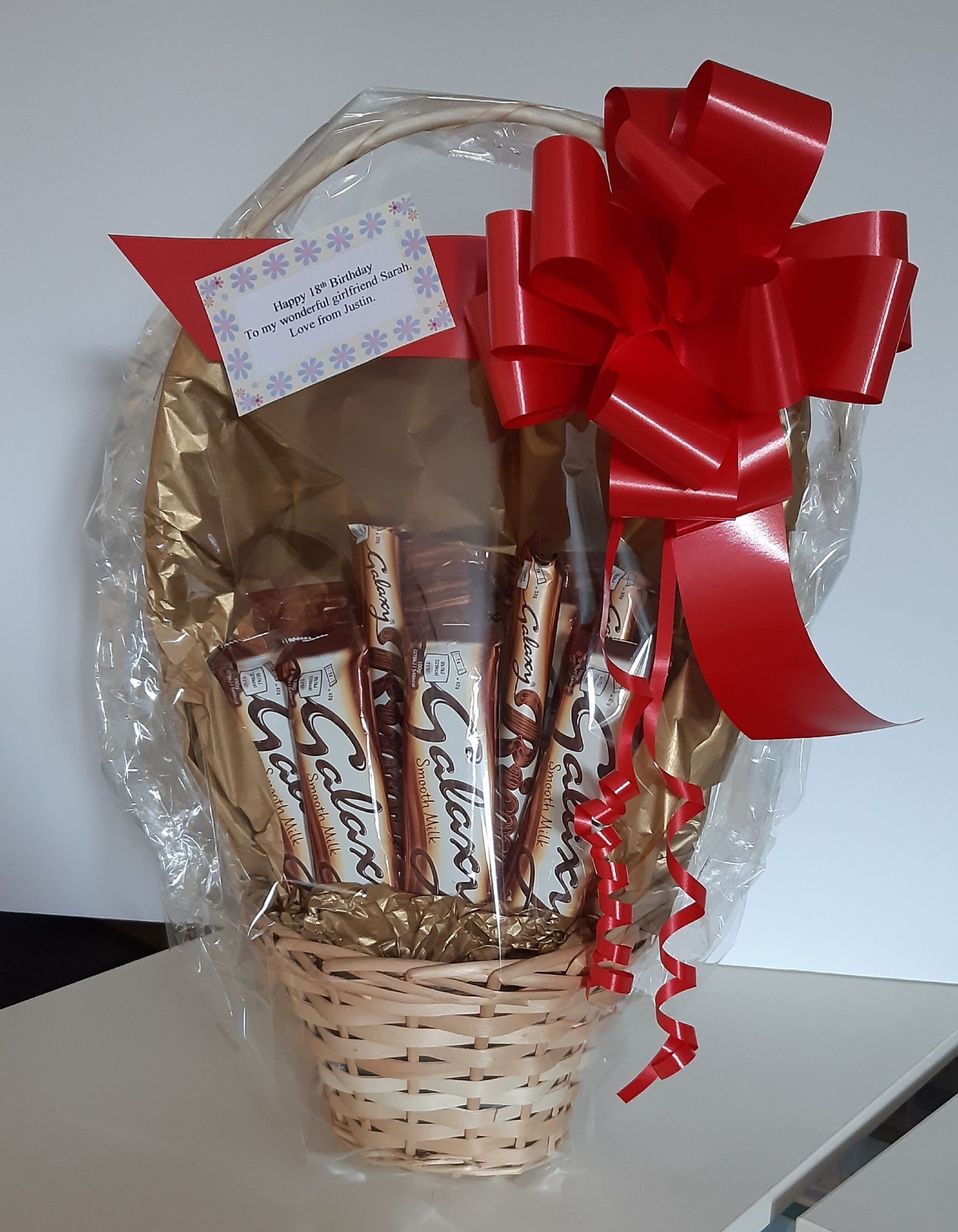 Lovely Galaxy Chocolate Bouquet Hamper Gift Special Present Etsy UK