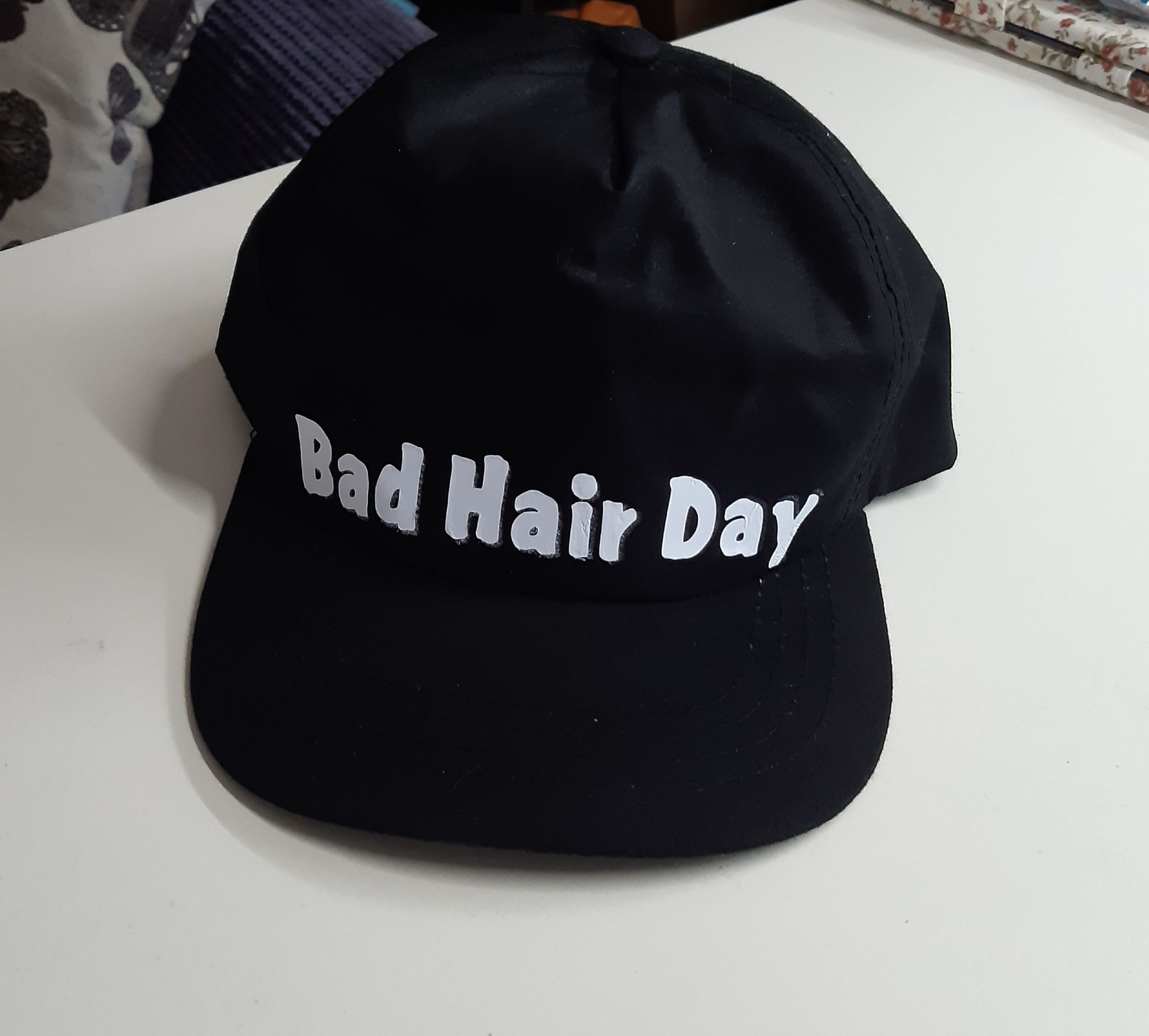 Bad Hair Day Vinyl Printed Hat/Cap Baseball Etsy