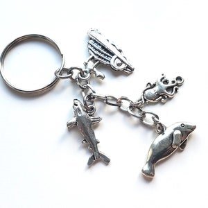 Gorillaz Melancholy Hill Keychain - Gorillaz Key chain - Gorillaz Merchs