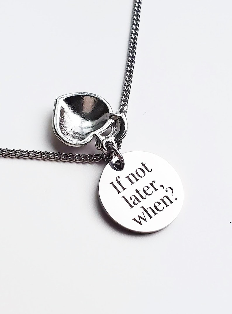 Call Me by Your Name Peach Stainless Steel Necklace - Etsy UK