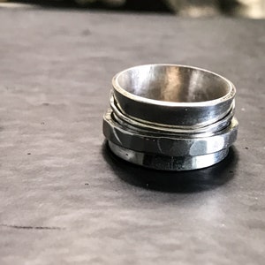 Sterling Silver Spinner Ring