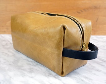 Leather Dopp Bag