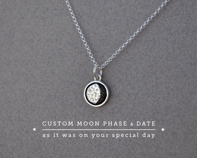 Custom Moon Phase Necklace
