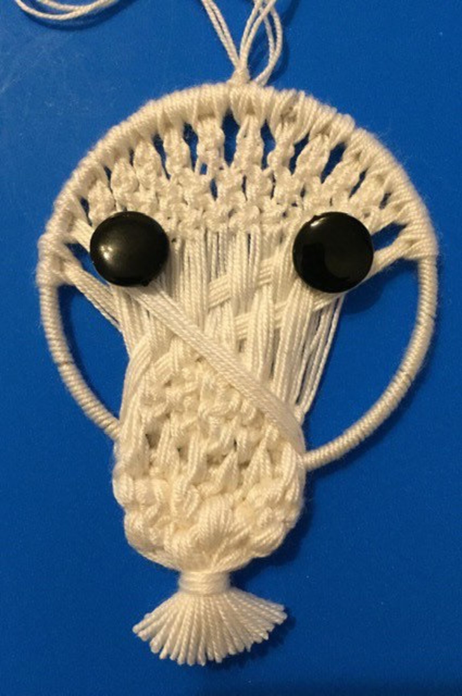 Skull Hanging Decor macrame pattern Skull hanging tree Etsy