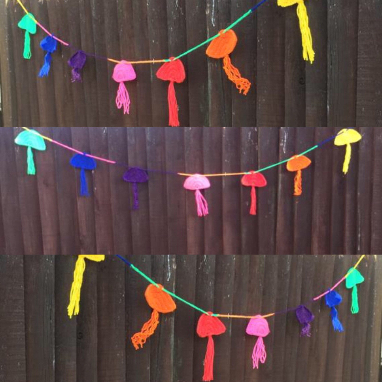 Rainbow and Tassel Bunting Crochet Pattern Nursery Wall Etsy UK