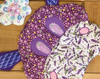 Happy Hippo placemat sewing pattern, Flower coaster sewing Pattern, Quirky Place mat PDF Pattern, Hippy Hippo Place setting, Wildlife decor