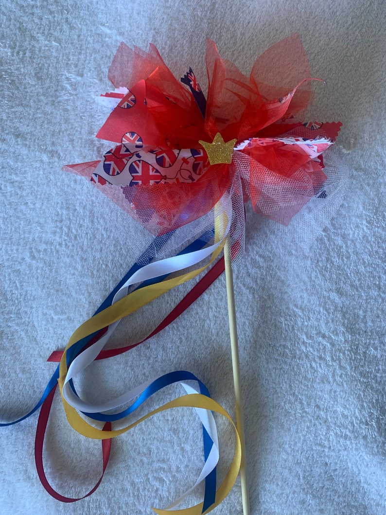 Coronation Wand Kit Make Your Own Wand With Ribbon Tassels Etsy