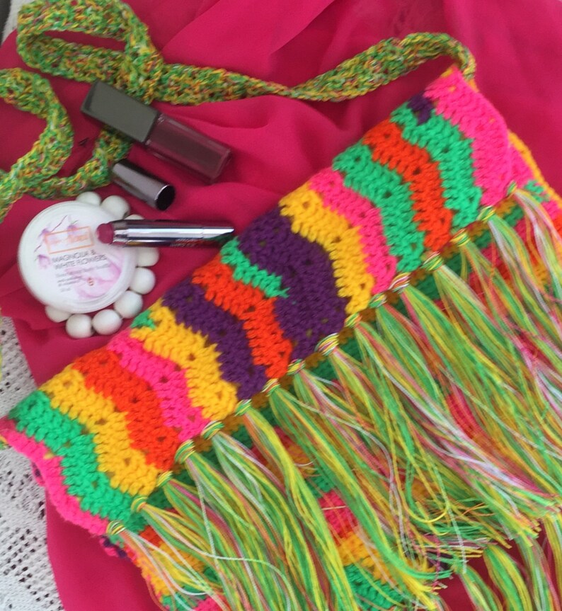 Crochet PDF Festival Boho Bag pattern Easy crochet bag | Etsy