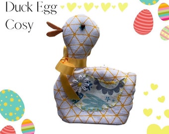 Duck egg cosy sewing PDF pattern, Duck Egg cover easy sewing pattern, Duck Egg Warmer DIY, Outdoor dining, Kitchen Tea handmade table favors