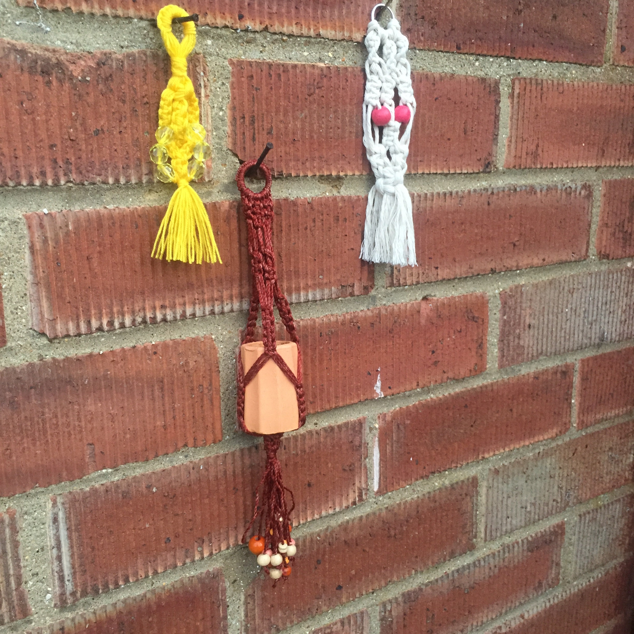 Macrame PDF Key Ring Pattern Mini Macrame Key Ring PDF - Etsy UK