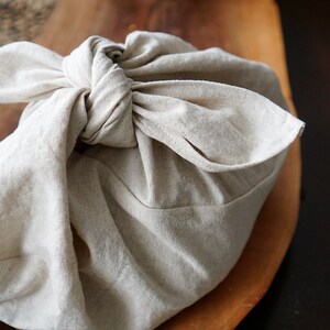 Linen Bread Bag | Linen Bento Bag | All-Purpose Linen Bag | Zerowaste Bread Bag