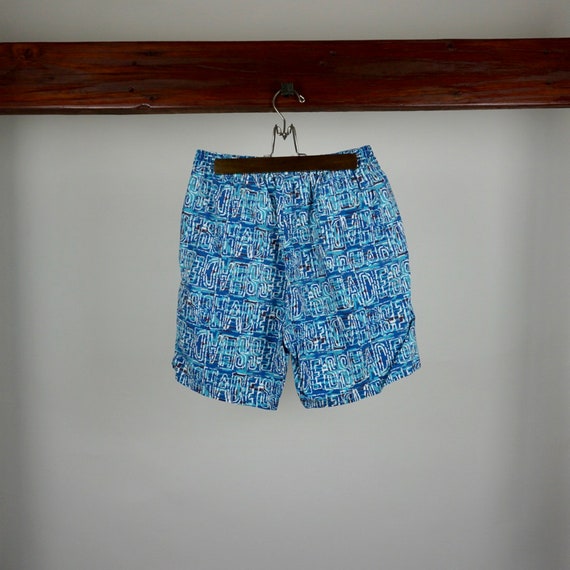 Blue Shades Patterned Shorts - image 2