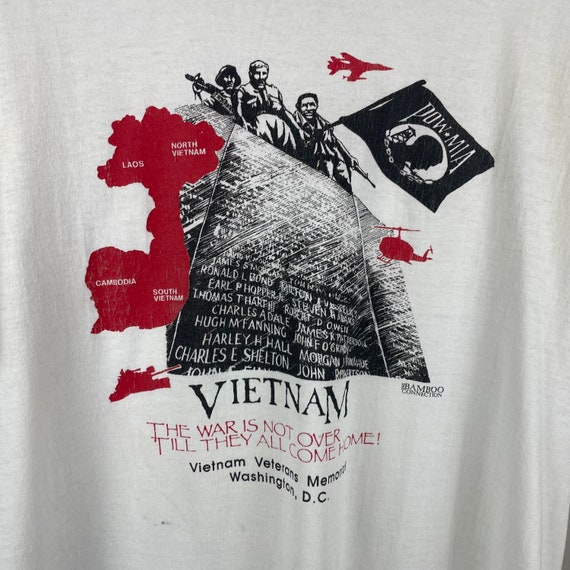 POW MIA Vietnam Veterans Memorial T Shirt - image 5