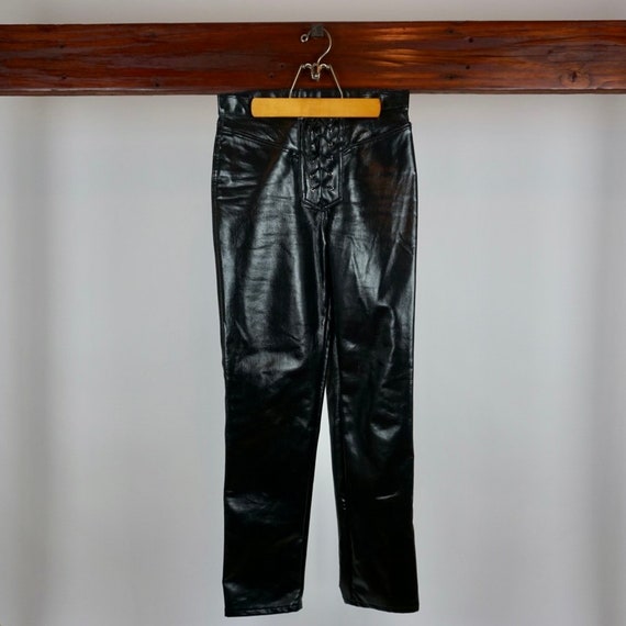 wrangler leather pants