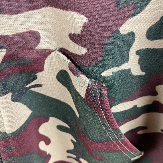Camouflage Vintage Zip Up Hoodie Sweatshirt - image 4