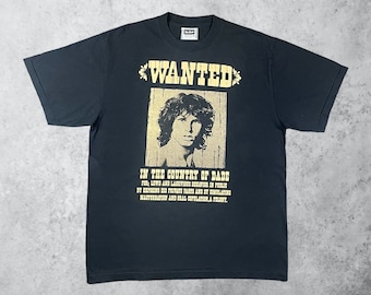 Jim Morrison Wanted Poster T Shirt