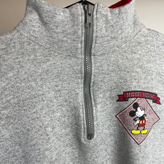 Mickey Mouse Quarter Zip Sweatshirt - image 4