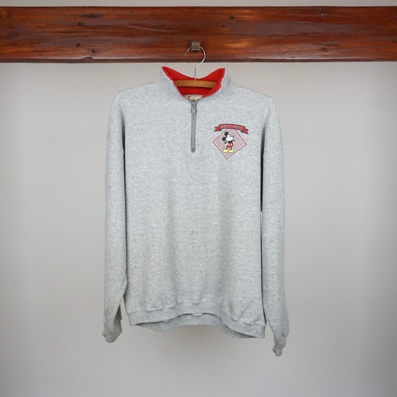 Mickey Mouse Quarter Zip Sweatshirt - Gem