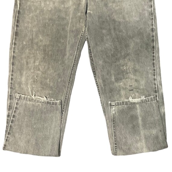 Gray Washed Distressed 550 Orange Tab Levi’s Denim - image 4