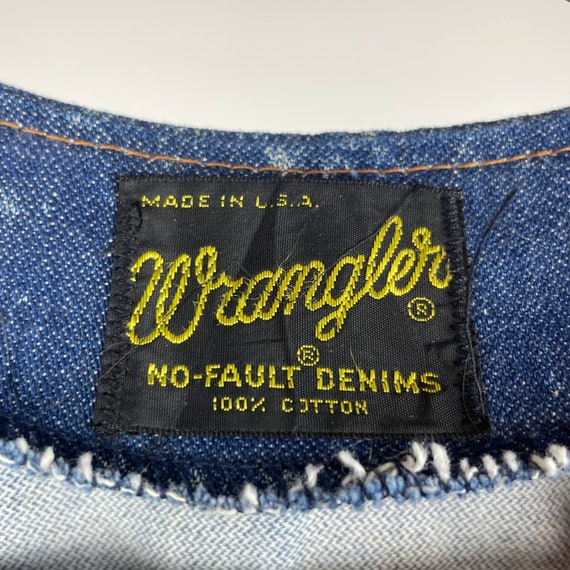 Distressed Wrangler Denim Vest - image 3