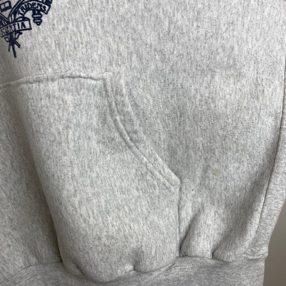 Navy Gray Hoodie Sweatshirt - image 6